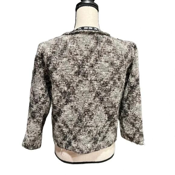 Zara Womens Tweed Blazer Jacket Size M - Picture 5 of 8